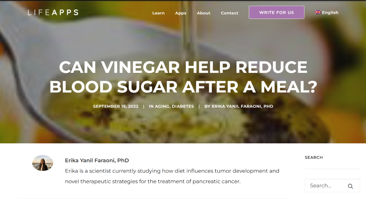Can Vinegar Help Reduce Blood Sugar After a Meal?